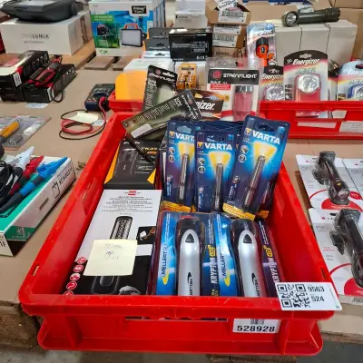 Ca. 21x Diverse zaklamp o.a. Brennenstuhl, Varta – kavel bij Onlineveilingmeester, Winsum