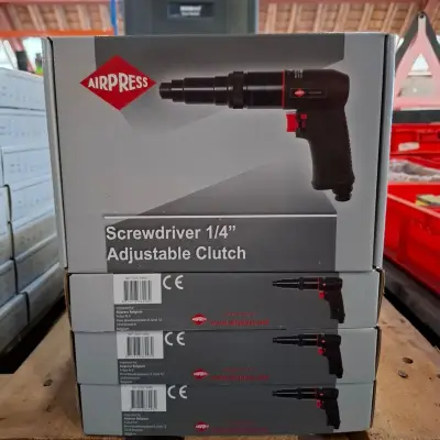 10x Pneumatische schroevendraaier, 1/4" Airpress, 45469 – kavel bij Onlineveilingmeester, Winsum