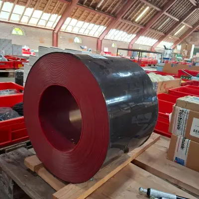 Oranje laslamellen/lasgordijn 300x2x50000mm – kavel bij Onlineveilingmeester, Winsum