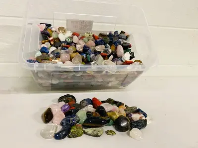 5 kilo trommelstenen luxe mix – kavel bij Onlineveilingmeester, Gramsbergen