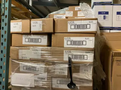 Ca. 1200x Stuks luxe opscheplepel, zwart – kavel bij Onlineveilingmeester, Gramsbergen