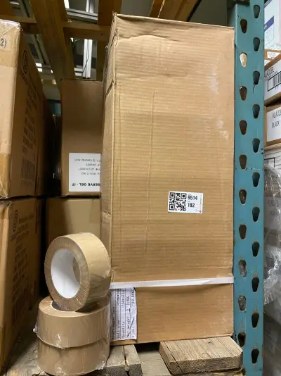 Ca. 135x Rol papier plakband, bruin – kavel bij Onlineveilingmeester, Gramsbergen
