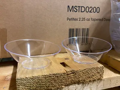 Ca. 2000x Fingerfood - Amuseschaaltjes, transparant – kavel bij Onlineveilingmeester, Gramsbergen