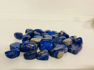 Lapis Lazuli trommelstenen, L/XL – kavel bij Onlineveilingmeester, Gramsbergen