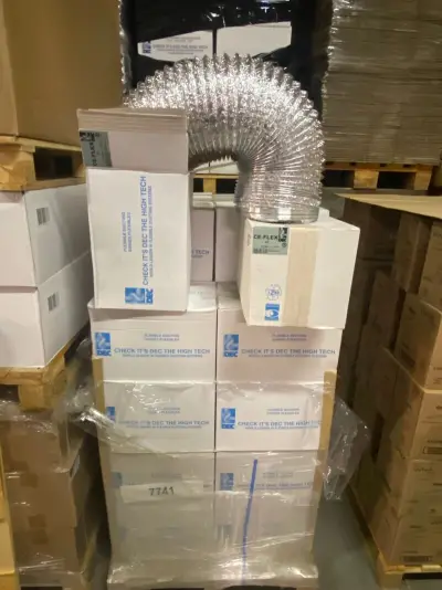 Ca. 12x Dozen flexibele slang CE-FLEX 254mm – kavel bij Onlineveilingmeester, Gramsbergen