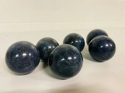 6x Lazuliet bollen – kavel bij Onlineveilingmeester, Gramsbergen