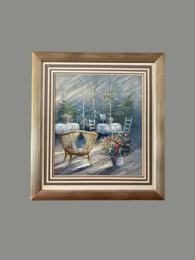 Grote schilderij gesignaleerd – kavel bij GSD Auctions, Zoeterwoude