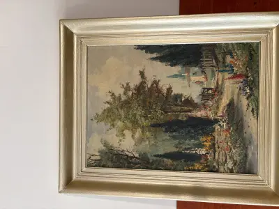 Een klassiek gesigneerd Landschapsschilderij olieverf – kavel bij GSD Auctions, Zoeterwoude