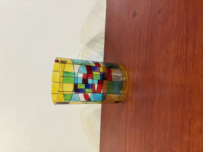 Mozaïek glas – kavel bij GSD Auctions, Zoeterwoude