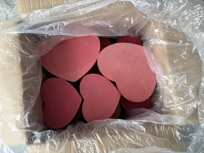 Verassing dozen hart met deksel 16stuks – kavel bij GSD Auctions, Zoeterwoude