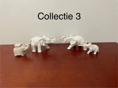 Olifanten Familie verzameling (*collectie 3) – kavel bij GSD Auctions, Zoeterwoude