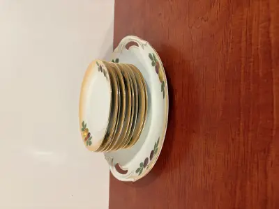 Gebakken porselein servies (Czechoslovakia) – kavel bij GSD Auctions, Zoeterwoude