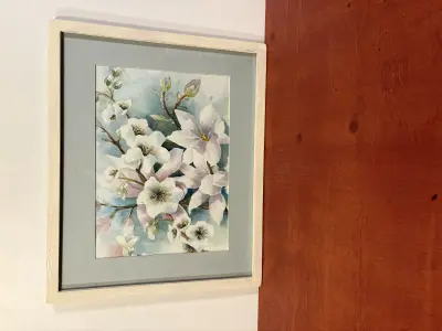 Aquarel Schilderij van Bloemen van 2 kunstenaar – kavel bij GSD Auctions, Zoeterwoude