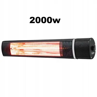Terrasheater 2000W met afstandbediening – kavel bij GSD Auctions, Zoeterwoude
