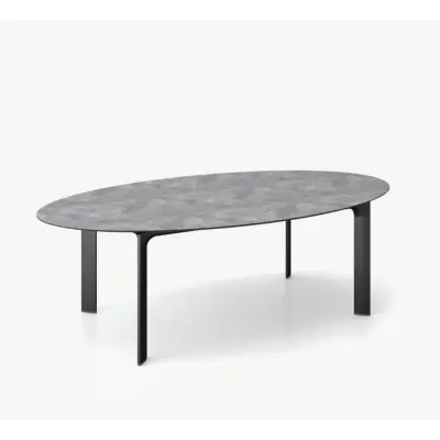 KETTLER diningtafel OVAAL 240x132cm HPL Jura – kavel bij GSD Auctions, Zoeterwoude