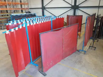 Lasschermen (6x) – kavel bij Dome Auctions, Dinteloord