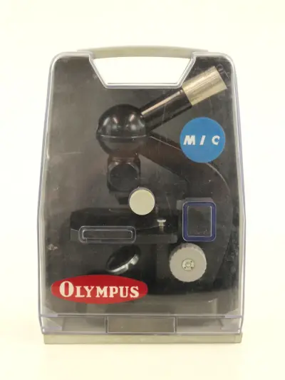 Olympus MIC microscoop vintage Japan – kavel bij De Kringwinkel, Antwerpen