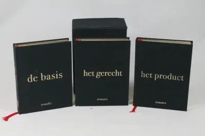 Driedelige culinaire trilogie Boekenbox: Homarus – kavel bij De Kringwinkel, Brecht