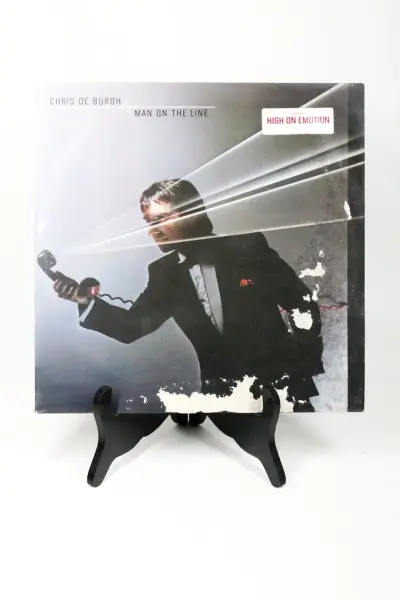LP 'Chris De Burgh: Man On The Line – kavel bij De Kringwinkel, Brecht