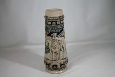 Traditionele Duitse bierkruik 3liter – kavel bij De Kringwinkel, Brecht