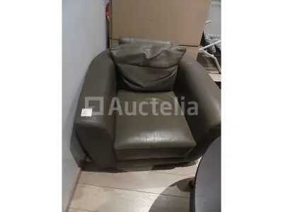 Leren fauteuil – kavel bij Auctelia, Anderlecht