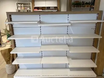 Modulaire dubbele planken voor de detailhandel – kavel bij Auctelia, Nivelles