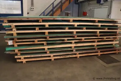 Diverse RVS platen – kavel bij ProVeiling, Bolsward