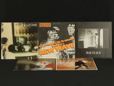 5 Post-punk/New wave Lp's – kavel bij De Kringwinkel, Antwerpen