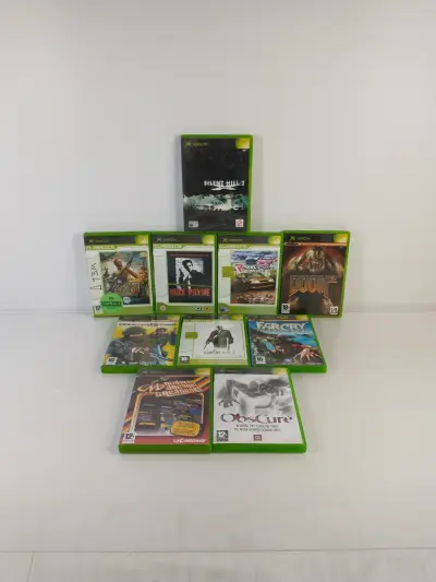 10 Xbox games collectie met Counter-Strike en Silent Hill 2 – kavel bij De Kringwinkel, Turnhout