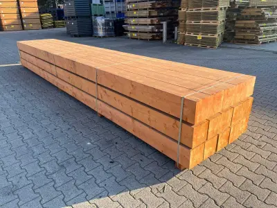 (15x) Red Class Wood paal 20x20x600cm – kavel bij Auctim, Aartselaar