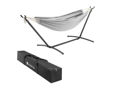Hangmat - Lichtgrijs - Incl. Onderstel & Opbergtas – kavel bij XL Auctions