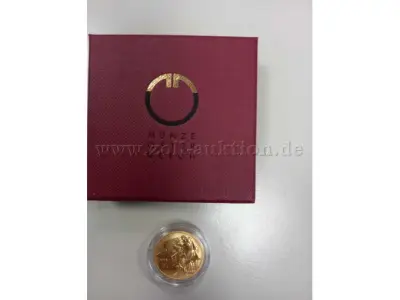 1 Oostenrijkse gouden munt van 50 euro uit 2003 „Naastenliefde“ – 2000 jaar christendom – kavel bij Zoll-Auktion, Bochum