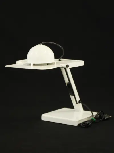 Vintage bureaulamp – vermoedelijk Italiaans design, ca. jaren 1970–1980 – kavel bij De Kringwinkel, Antwerpen