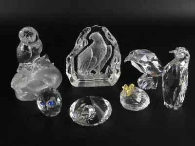 Set Swarovski kristallen dieren en decoraties – kavel bij De Kringwinkel, Heverlee