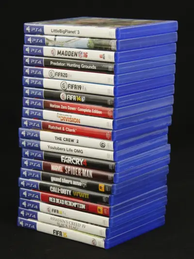 Set van 20 PS4 games – kavel bij De Kringwinkel, Antwerpen