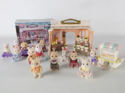 Sylvanian Families Bloemenwinkel en extra's – kavel bij De Kringwinkel, Heverlee