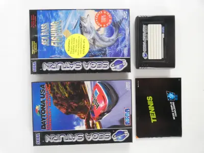 Sega Saturn spellen en accessoires set – kavel bij De Kringwinkel, Heverlee