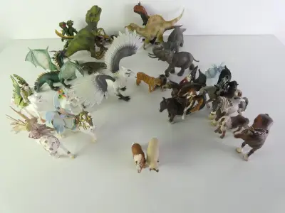 Schleich dieren- en fantasiefiguren – kavel bij De Kringwinkel, Heverlee