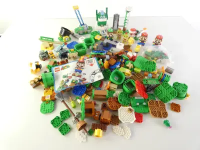 LEGO Super Mario set 71360 met diverse onderdelen en figuren – kavel bij De Kringwinkel, Heverlee