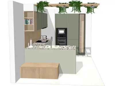 Toonzaalkeuken Vanden Borre Kitchen Luxa – kavel bij Auctim, Gent