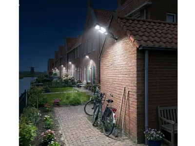 4 x Solar XPS Straat lantaarn + PIR + – kavel bij Auctim, Free delivery within 1-3 weeks after receipt of payment