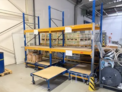 Palettenregal (ohne Inhalt!) JUNGHEINRICH – kavel bij IVG, Luckenwalde