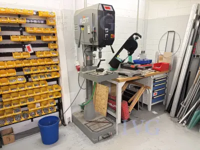Kolomboormachine FLOTT M3 – kavel bij IVG, Luckenwalde