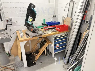 Verticale lintzaagmachines BERG & SCHMID TBS 150 – kavel bij IVG, Luckenwalde