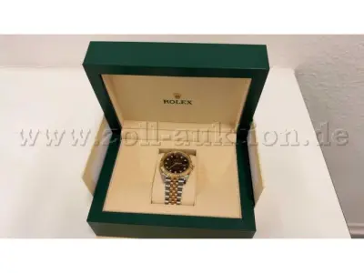 1 Herren Armbanduhr der Marke ROLEX, Modell Datejust 7500/000 Gelbgold – kavel bij Zoll-Auktion, Köln