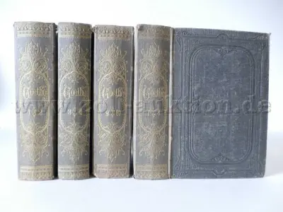 4 antiquarische Bücher - Goethes Werke, 1867 – kavel bij Zoll-Auktion, Dresden