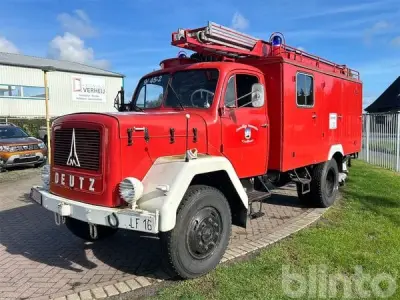 Feuerwehrfahrzeug Klöckner-Humboldt-Deutz / Magirus-Deutz Magirus 125 D 10 A (1968) – kavel bij Blinto, Wettringen