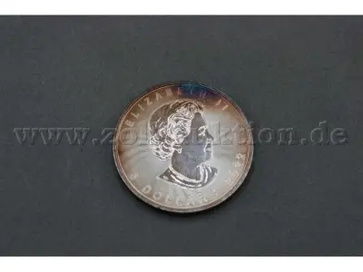 1 Silbermünze 5 Dollars Elisabeth II "4th portrait; SML Bullion" (Feinsilber 999) – kavel bij Zoll-Auktion, Koblenz