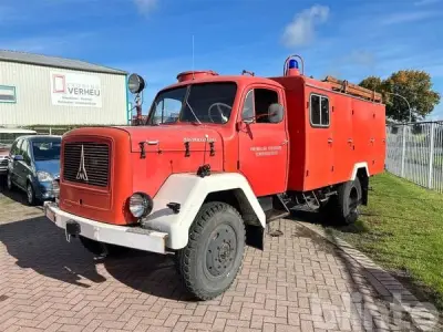 Feuerwehrfahrzeug Magirus-Deutz / Klöckner-Humboldt-Deutz F Mercur 125 A (1965) – kavel bij Blinto, Wettringen