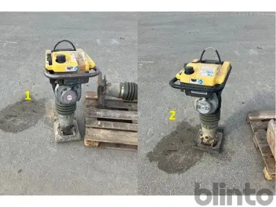 Vibrostampferpaket (2 x 66 kg) Wacker Neuson BS 60-2 (Bj. 2011 + 2012) – kavel bij Blinto, Jaderberg